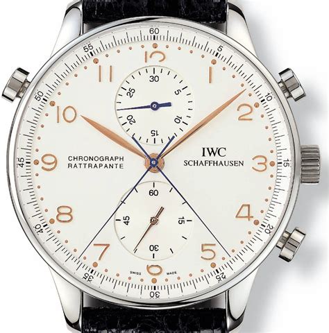 iwc schaffhausen chronograph rattrapante replica|iwc double rattrapante.